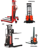 Noblelift Manual, semi electric and fully electric stackers